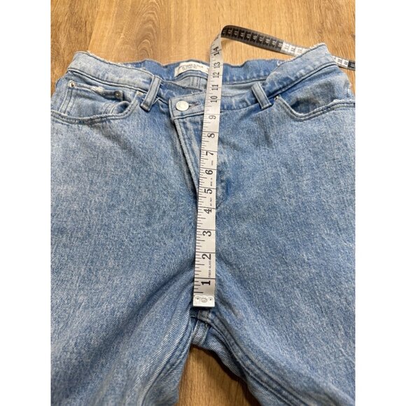 Abercrombie & Fitch Light Wash The 90s Straight Ultra High Rise 8R - Picture 4 of 9